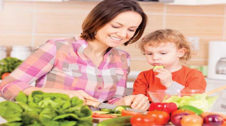 bambini e verdure