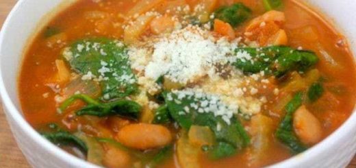 Zuppa di verdure con fagioli e finocchi